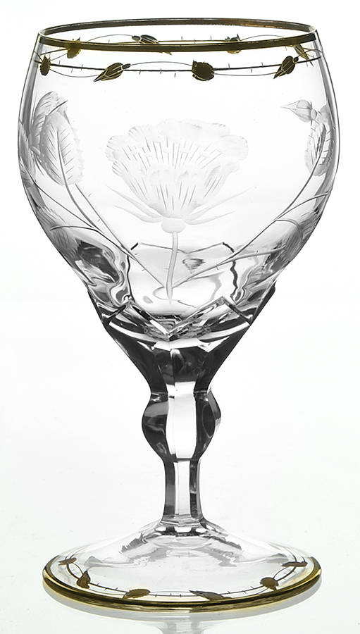 Paula (Knob Stem) Brandy Glass by Moser-1