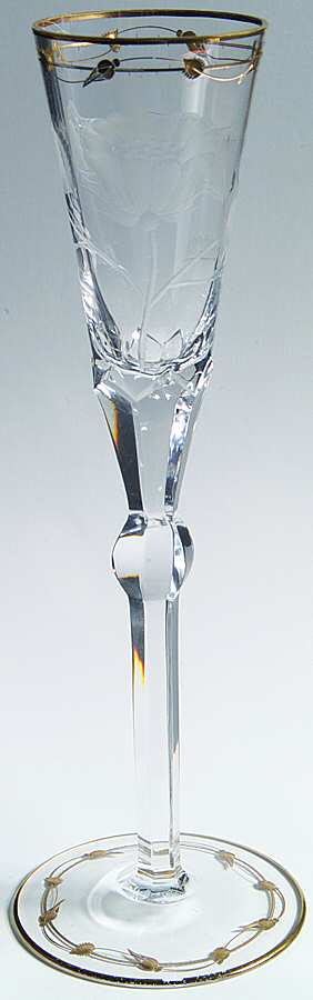 Paula (Knob Stem) Fluted Champagne by Moser-1