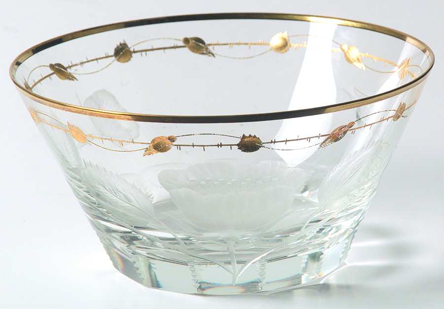 Paula (Knob Stem) Finger Bowl by Moser-1