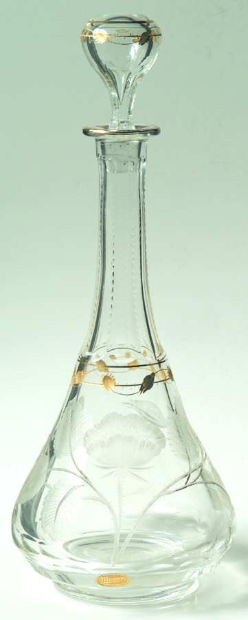 Paula (Knob Stem) Cordial Decanter & Stopper by Moser-1