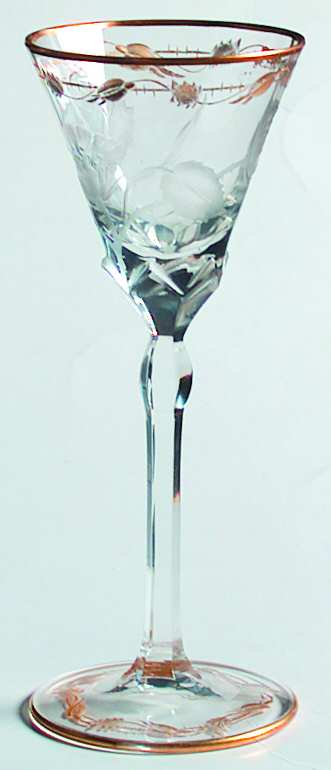 Paula (Knob Stem) Cordial Glass by Moser-1