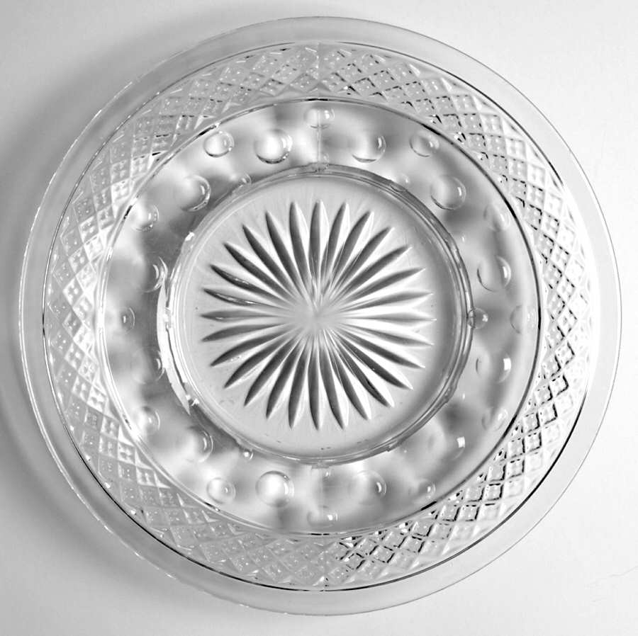 Opal Clear 7" Salad Plate by McKee-1