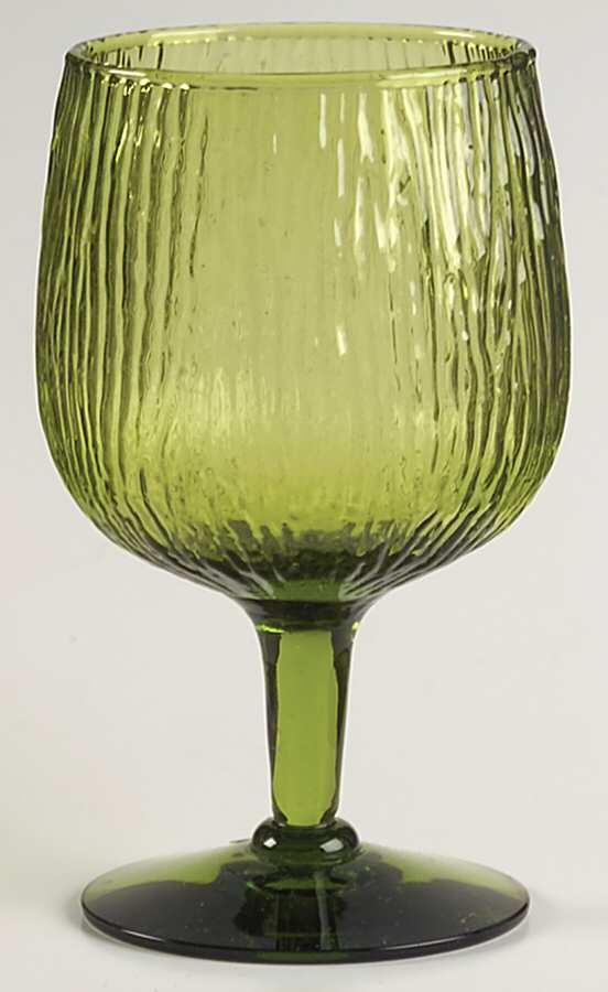 Festival Green Water Goblet by Morgantown-1