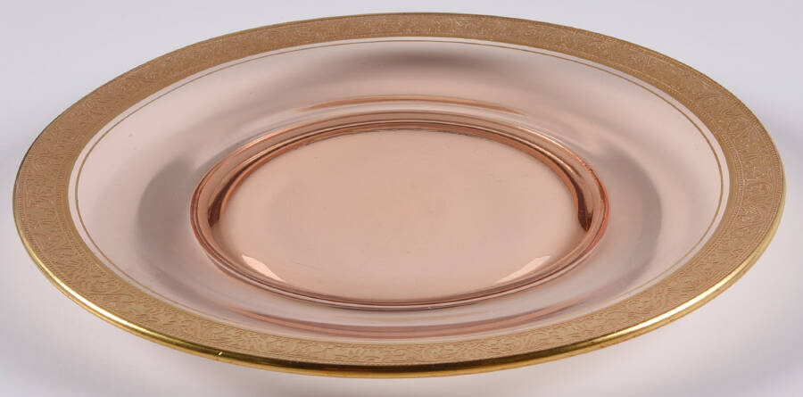 7586-2 Pink 8" Salad Plate by Morgantown-1