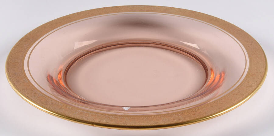 7586-2 Pink 8" Salad Plate by Morgantown-1