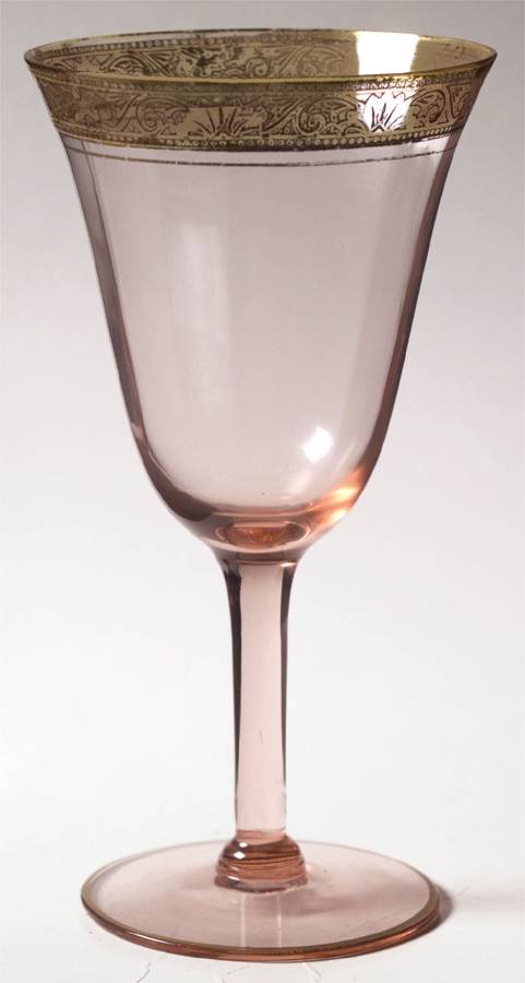 7586-2 Pink Water Goblet by Morgantown-1