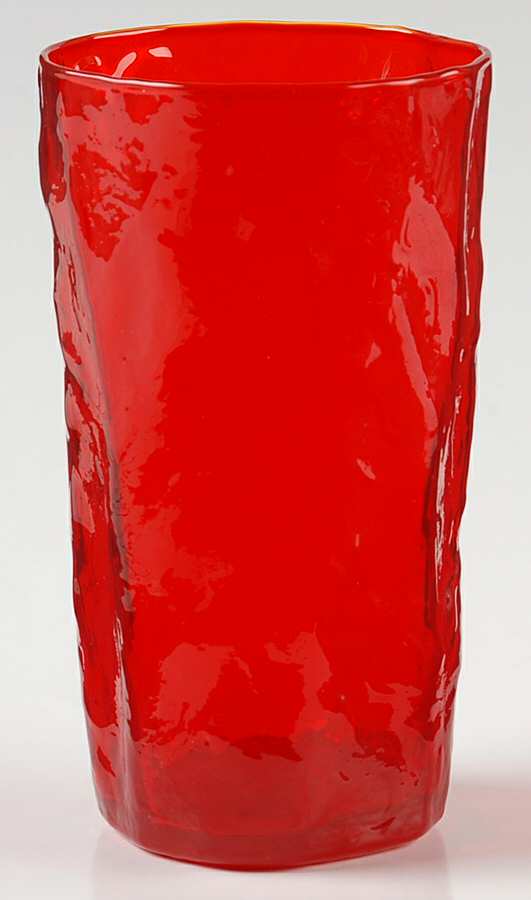 Crinkle Red 16 Oz Flat Tumbler by Morgantown-1