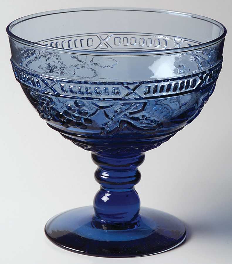 Garden Harvest Blue Champagne/Tall Sherbet by Mikasa-1