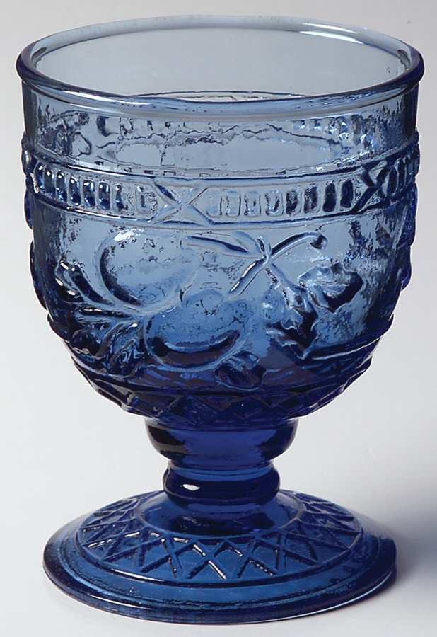 Garden Harvest Blue Wine Glass by Mikasa-1