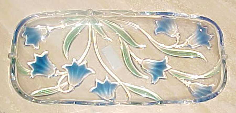 Bluebells Green Blue Canape Tray by Mikasa-1