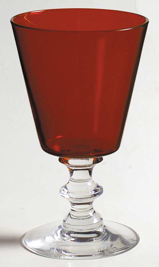 MOR4 Ruby Water Goblet by Morgantown-1