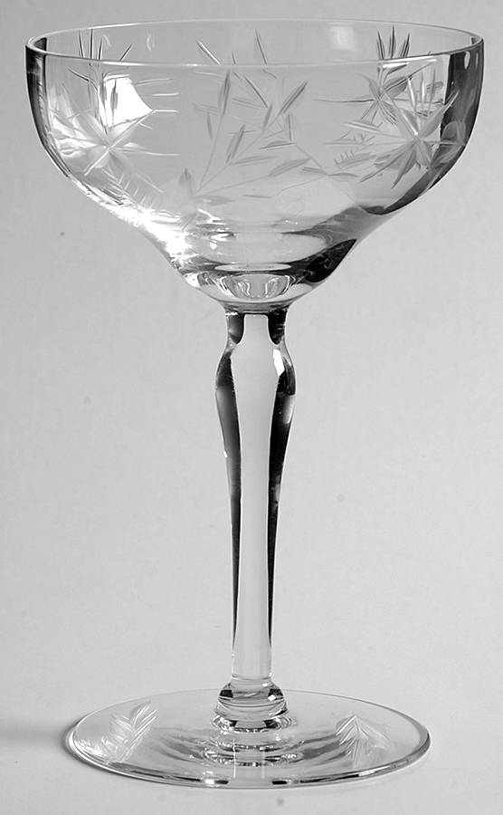 C-365 (Smooth Stem) Champagne/Tall Sherbet by Marion Glass-1