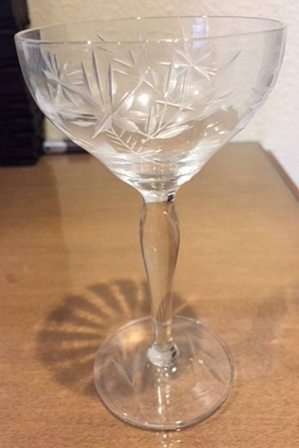 C-365 (Smooth Stem) Champagne/Tall Sherbet by Marion Glass-1
