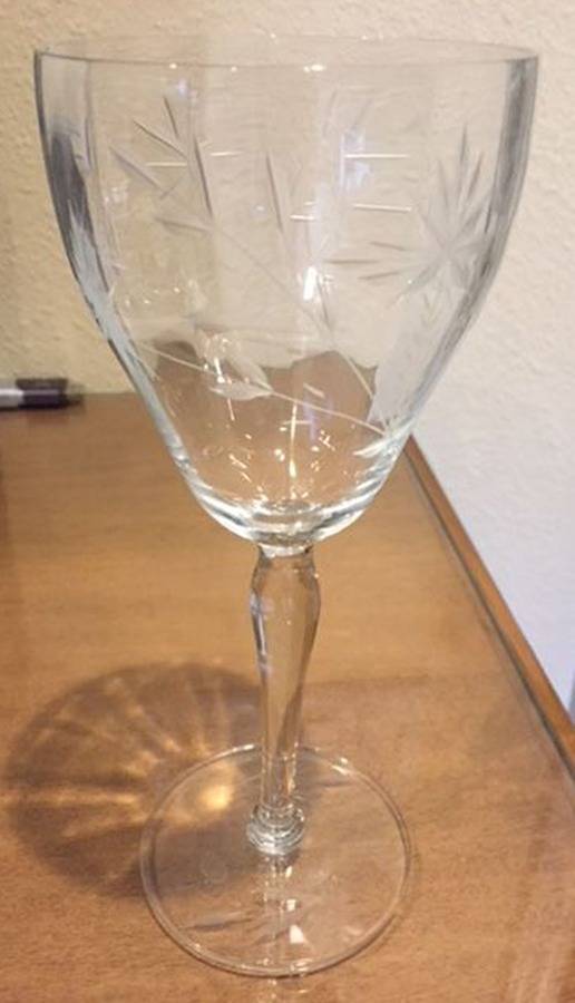 C-365 (Smooth Stem) Water Goblet by Marion Glass-1
