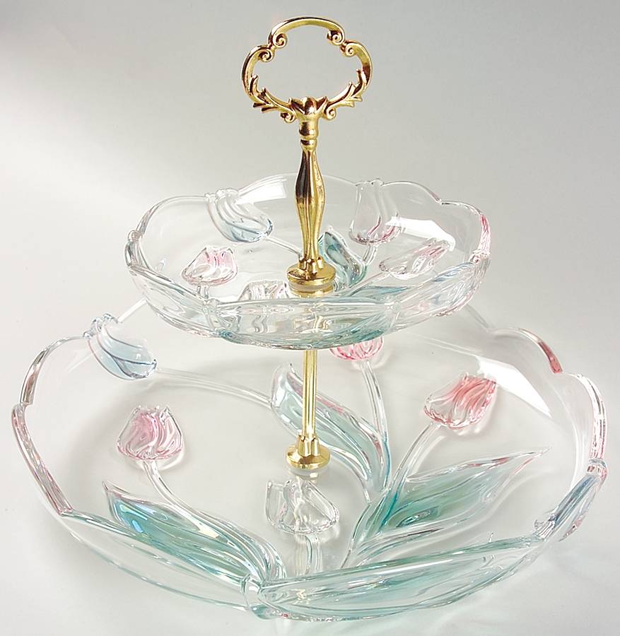 Tivoli 2 Tier Serving Tray by Mikasa-1