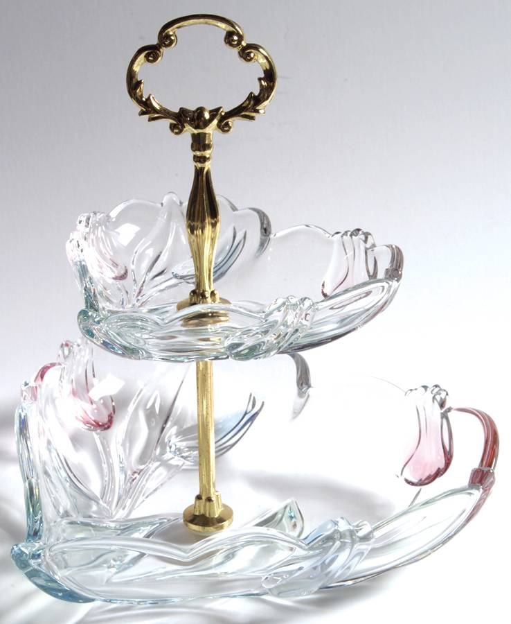 Tivoli 2 Tier Serving Tray by Mikasa-1
