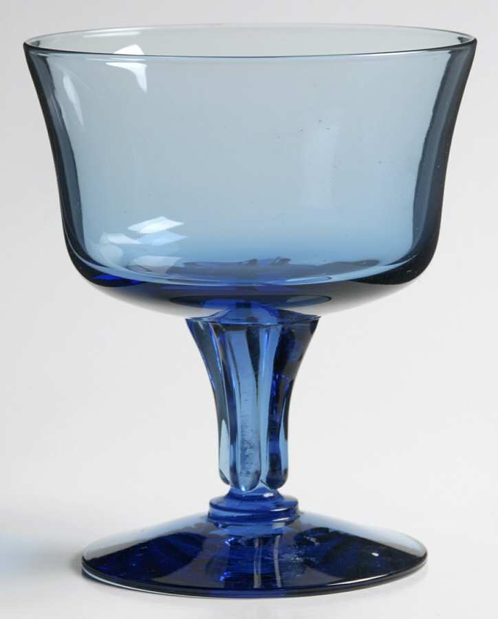 Manor Blue Champagne/Tall Sherbet by Morgantown-1