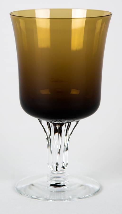 Manor Brown Water Goblet by Morgantown-1