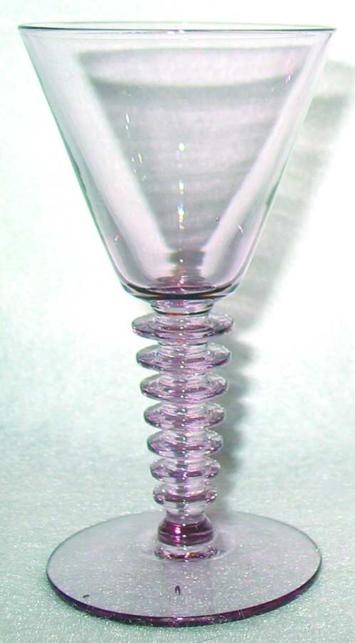 Pagoda Amethyst (Light) Water Goblet by Morgantown-1