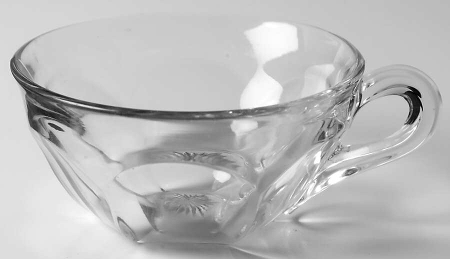 Colonial Clear Punch Cup by McKee-1