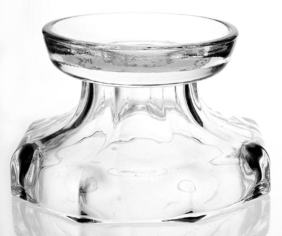 Colonial Clear Punch Bowl Stand by McKee-1
