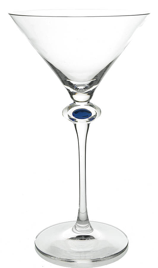 Diva Sapphire Martini Glass by Mikasa-1