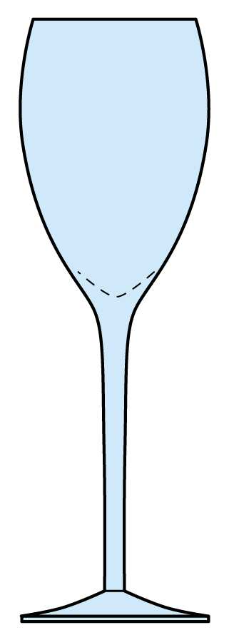 Elegance Blue Water Goblet by Mikasa-1