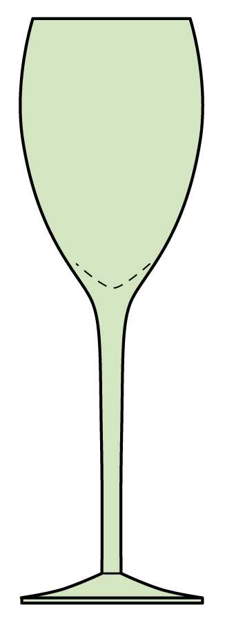 Elegance Green Water Goblet by Mikasa-1