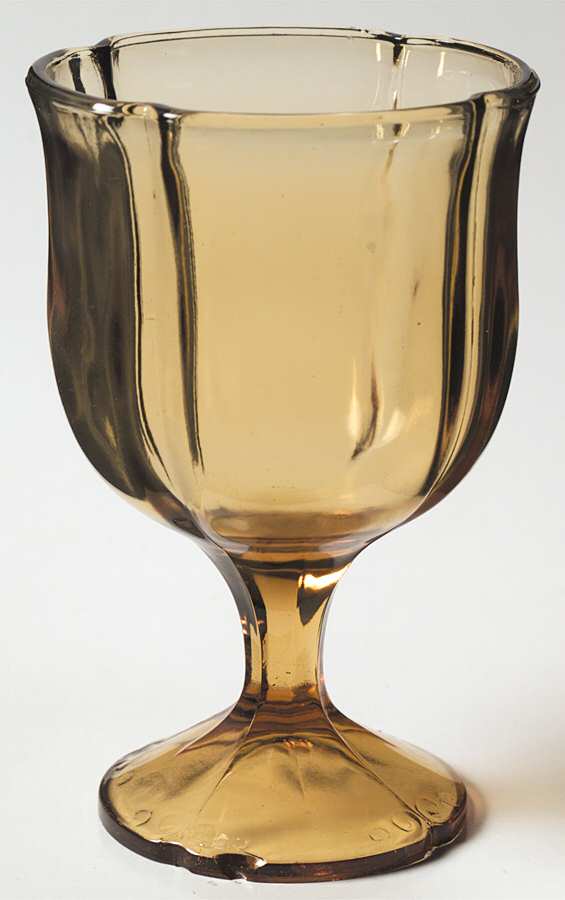 MIX1 Amber Water Goblet by Mitani-1