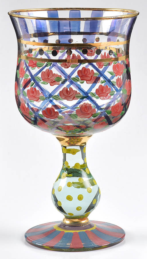 Circus Tall Water Goblet by MacKenzie-Childs-1
