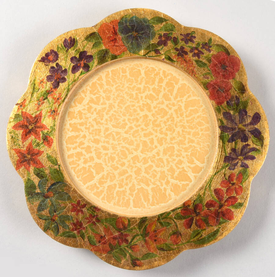 Circus 8" Wood Charger for Cheese Dome by MacKenzie-Childs-1