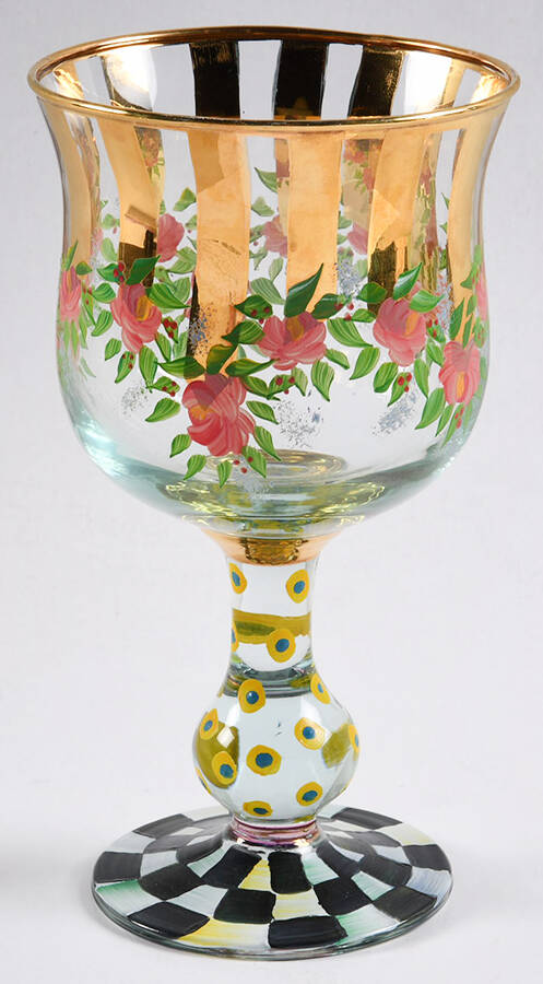 Circus Tall Water Goblet by MacKenzie-Childs-1
