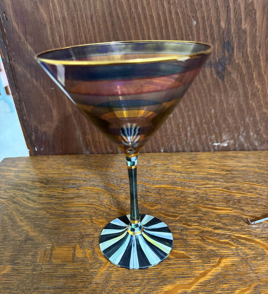Circus Martini Glass by MacKenzie-Childs-1