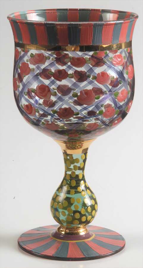Circus Tall Water Goblet by MacKenzie-Childs-1