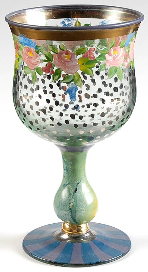 Circus Tall Water Goblet by MacKenzie-Childs-1