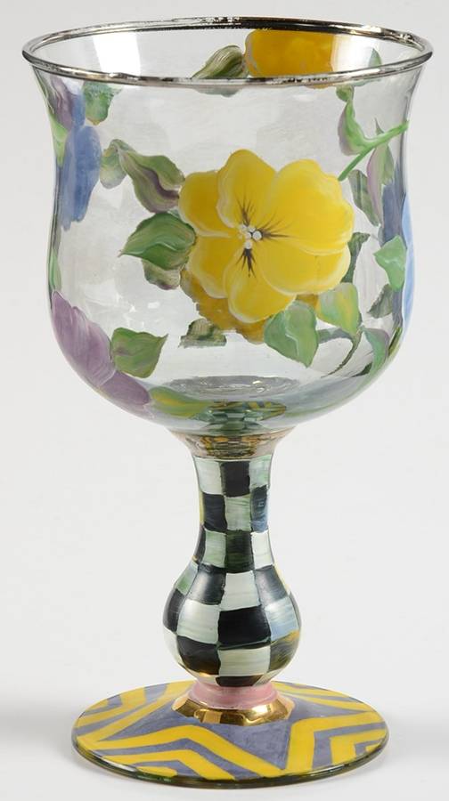 Circus Tall Water Goblet by MacKenzie-Childs-1