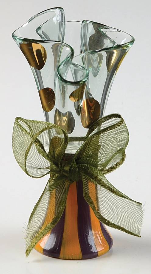 Circus 4" Crimped Vase by MacKenzie-Childs-1