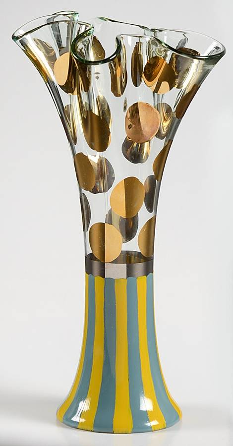 Circus 7" Crimped Vase by MacKenzie-Childs-1