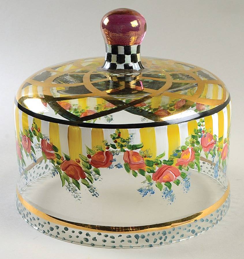 Circus Cake/Pastry Dome Only by MacKenzie-Childs-1