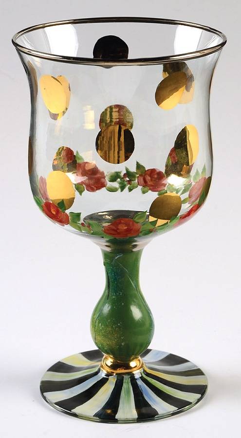 Circus Tall Water Goblet by MacKenzie-Childs-1