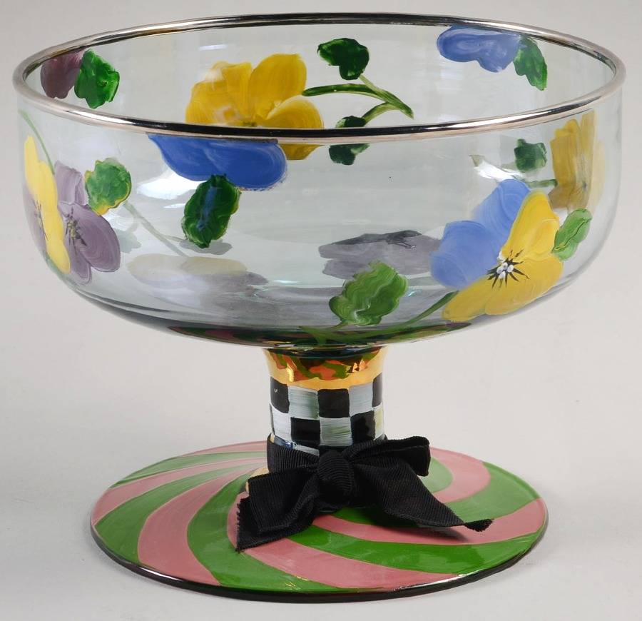 Circus 4" Height Open Compote by MacKenzie-Childs-1