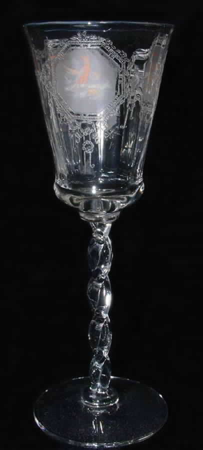 Manchester Pheasant (Stem #7664) Wine Glass by Morgantown-1