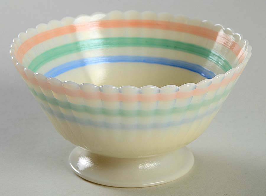 Petalware Cremax Beige Pastel Dec. Low Sherbet by MacBeth-Evans-1