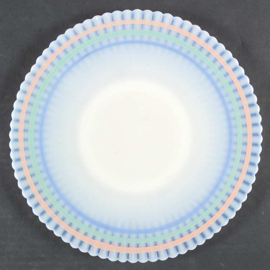 Petalware Cremax Beige Pastel Dec. 10" Salver Plate by MacBeth-Evans-1