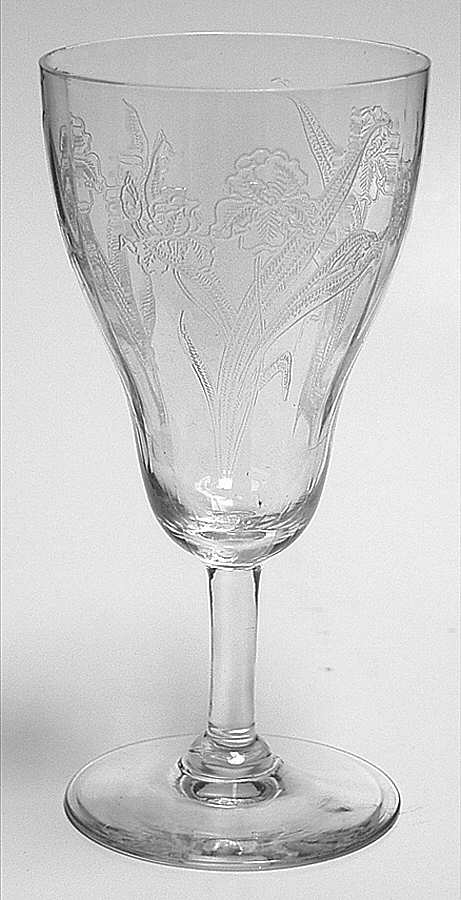 Iberia Iris Water Goblet by Morgantown-1