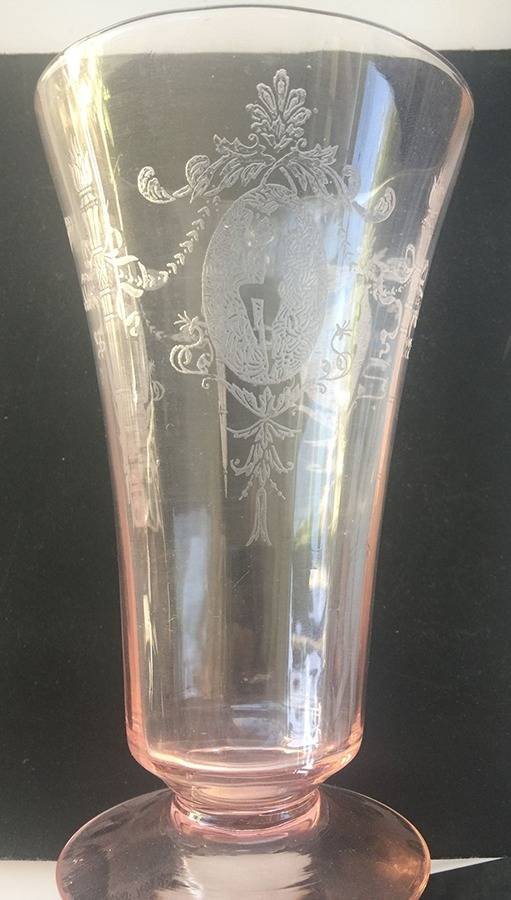 Sunrise Medallion Pink (Stem 7630) Iced Tea by Morgantown-1