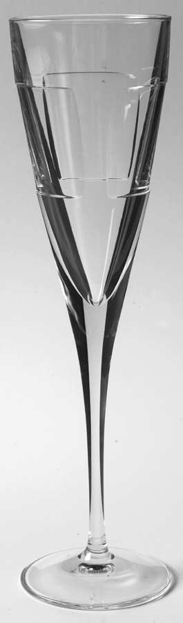Jazz (All Clear, Cut Bowl) Fluted Champagne by Mikasa-1