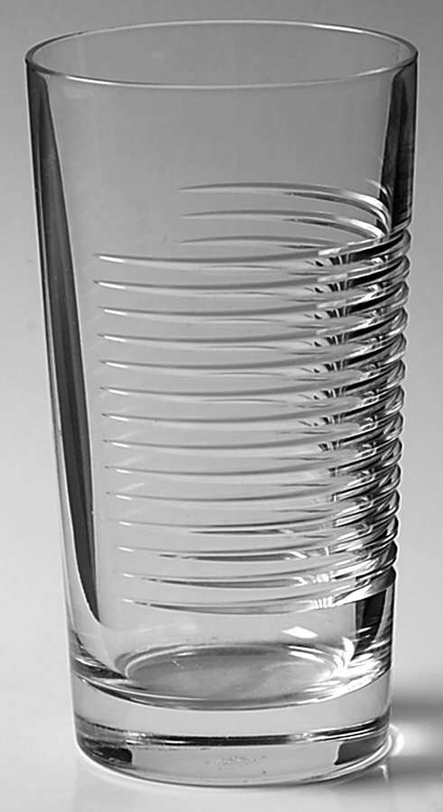 Jazz (All Clear, Cut Bowl) Highball Glass by Mikasa-1