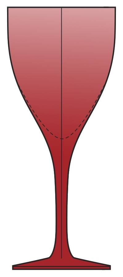 Panache Ruby Water Goblet by Mikasa-1