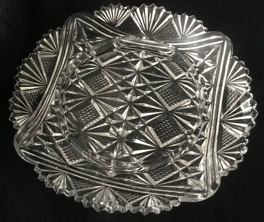 Teutonic Round Butter Dish No Lid by McKee-1